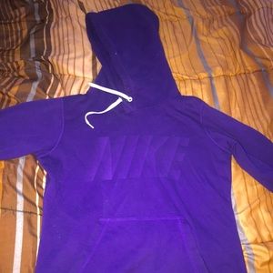 Small Purple Nike Overhead Hoodie